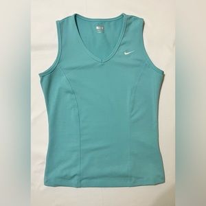 Nike Fit Dri Athletic Top - Small - Turquoise
